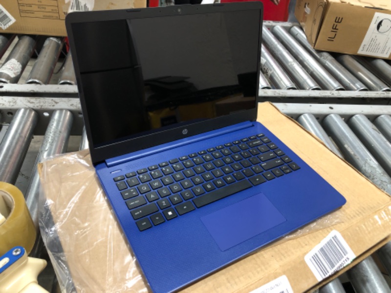 Photo 4 of HP 14 Laptop, AMD 3020e, 4 GB RAM, 64 GB eMMC Storage, 14-inch HD Touchscreen, Windows 10 Home in S Mode, Long Battery Life, Microsoft 365, (14-fq0040nr, 2020)