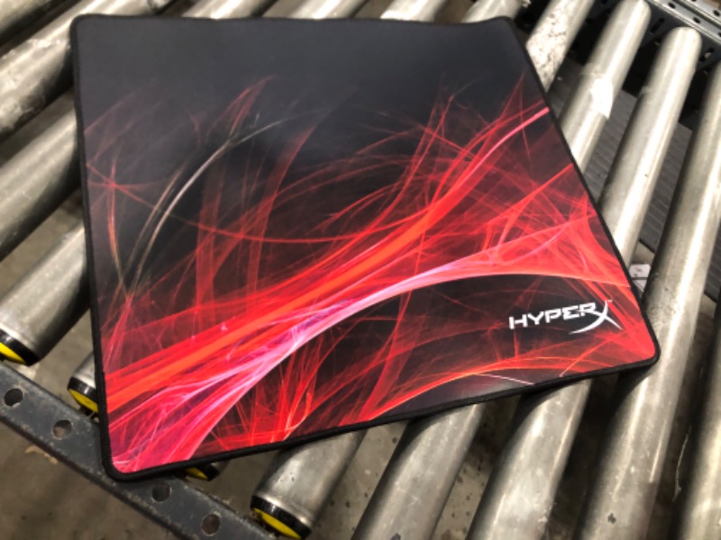 Photo 2 of HyperX FURY S Speed Edition - Pro Gaming Mouse Pad, Cloth Surface Optimized for Speed, Stitched Anti-Fray Edges, Large 450x400x4mm Speed Large