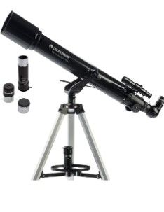 Photo 1 of Celestron - PowerSeeker 70AZ Telescope - Manual Alt-Azimuth Telescope for Beginners & PowerSeeker Telescope Accessory Kit