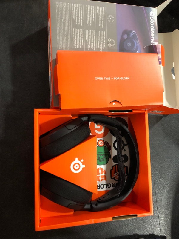 Photo 2 of NEW SteelSeries Arctis Nova 1 Multi-System Gaming Headset — Hi-Fi Drivers — 360° Spatial Audio — Comfort Design — Durable — Ultra Lightweight — Noise-Cancelling Mic — PC, PS5/PS4, Switch, Xbox - Black Black Wired Arctis Nova 1 Headset