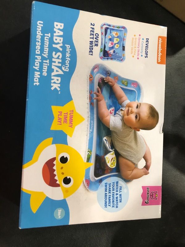 Photo 1 of Baby Shark Tummy Time Water Filled Play Mat – Infant Toys to Help Learn How to Crawl – Baby Shark Official
