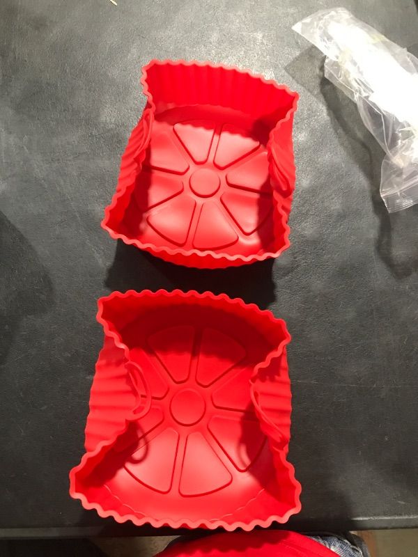 Photo 2 of 2 pack air fryer Silicone Liners 