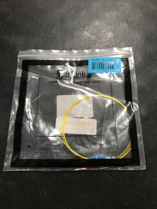 Photo 1 of SIMPLEX Single-Mode SC OS2 / OS1 Fiber Optic Cable Pigtail for Fusion Splicing. Includes 1 Fiber Optic Fusion Splice Protective Shrink Sleeve ?2.5 - 60 mm Long | FTTH Fibra optica Singlemode 