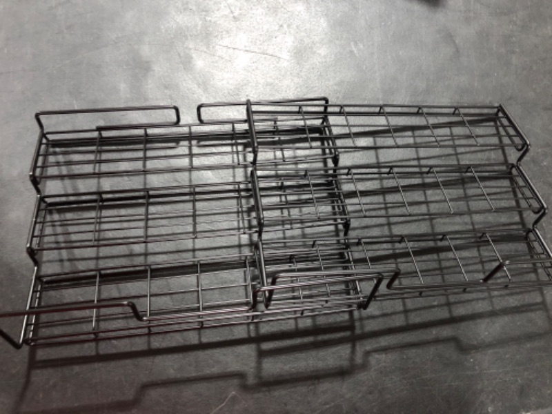 Photo 1 of  Shelf Rack Rectangular Black Wire-( 2 pieces )