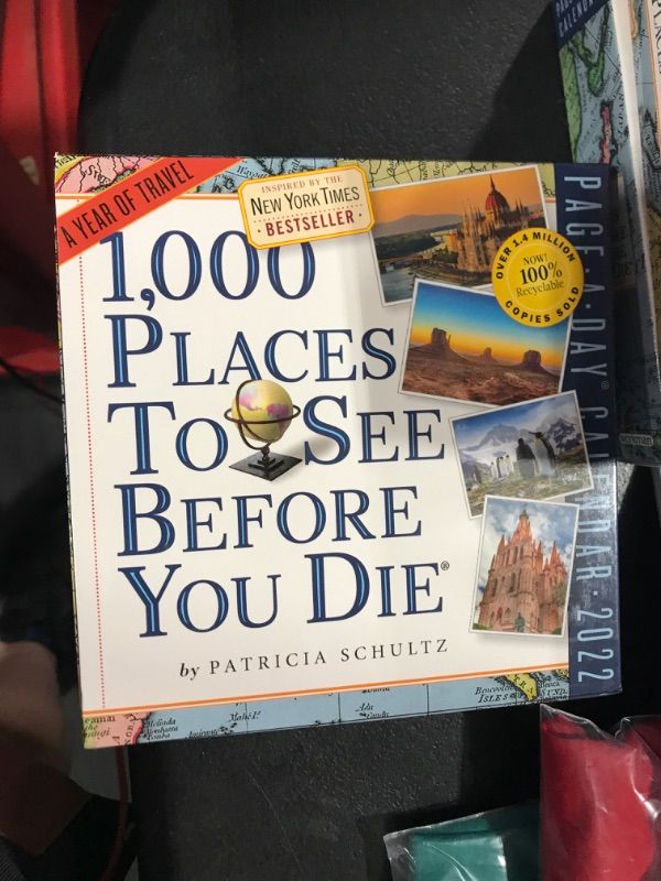 Photo 2 of 1,000 Places to See Before You Die Page-A-Day Calendar 2022: A Year of Travel