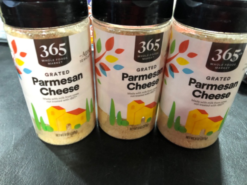 Photo 2 of 365 by Whole Foods Market, Grated Parmesan Cheese, 8 Ounce ( 3 pack )