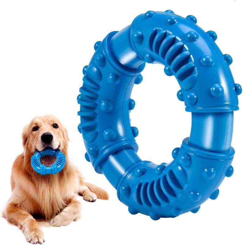 Photo 1 of  Dog Chew Toys for Aggressive Chewers Large Breed, Non-Toxic Natural Rubber Indestructible Dog Toys, Tough Durable Puppy Chew Toy for Medium Large 