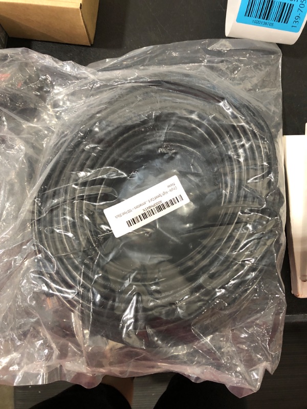 Photo 2 of cmple cat6 networking rj45 ethernet patch cable 100 feet black