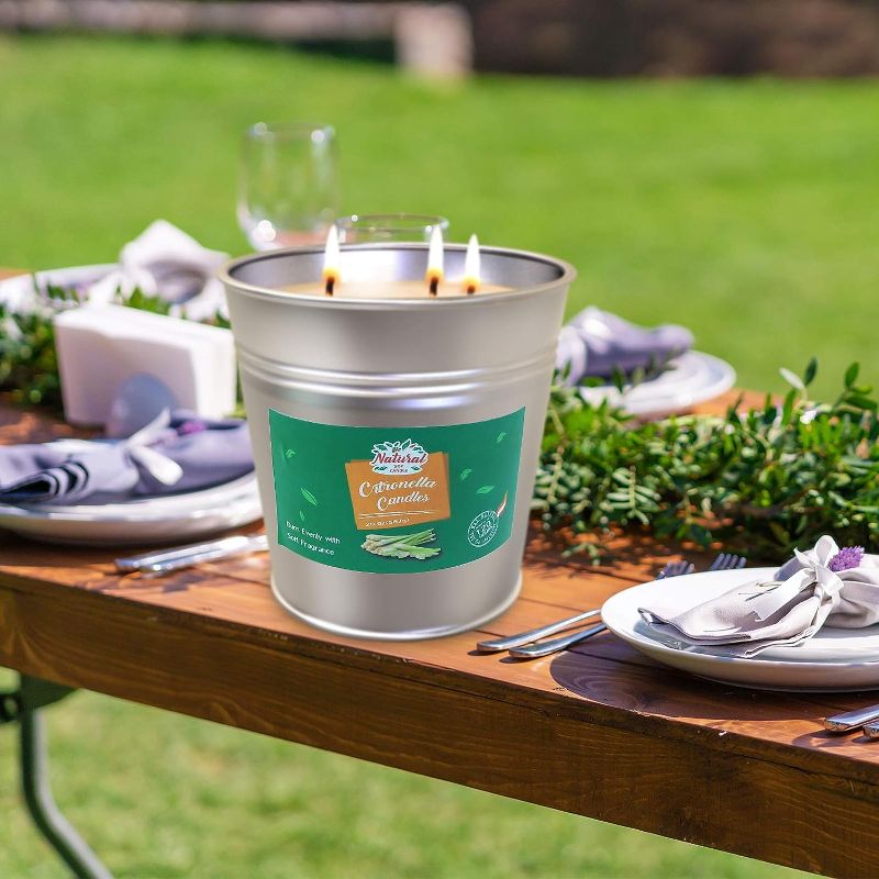 Photo 1 of 
2 Packs Large Citronella Candles