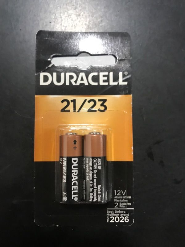 Photo 2 of Duracell Mn21B2Pk05 Batt Alarm 12V 2Cd