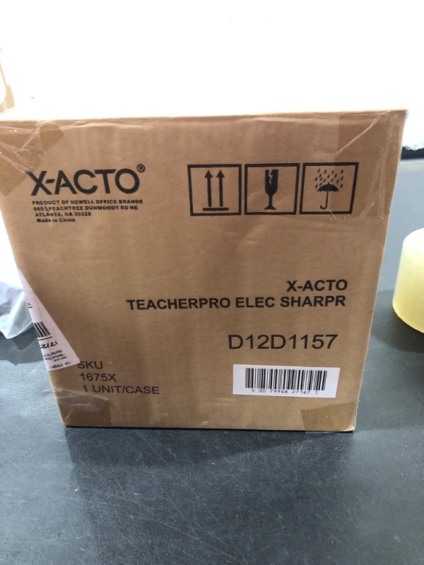 Photo 3 of X-Acto® TeacherPro® Classroom Electric Pencil Sharpener, Blue Black