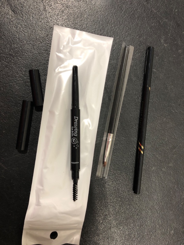 Photo 1 of 3 IN 1 EYEBROW PENCIL SET 2 STYLES BLACK