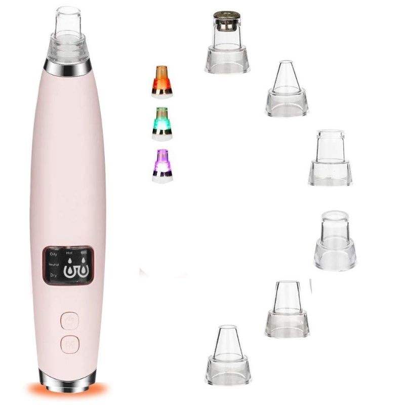 Photo 1 of Blackhead Remover Vacuum Cleaner,GORGEOU Facial Nose Pore Cleanser with Heater/Light Treatment Acne Pimple Extractor Sucker Tool for All Skins- Pink
