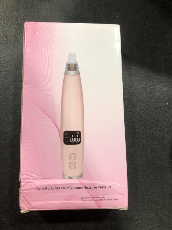 Photo 2 of Blackhead Remover Vacuum Cleaner,GORGEOU Facial Nose Pore Cleanser with Heater/Light Treatment Acne Pimple Extractor Sucker Tool for All Skins- Pink

