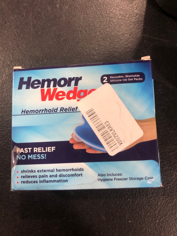 Photo 2 of Hemorrwedge Hemorrhoid Treatment Ice Pack - Gel Freeze Pack, Pair with Case…