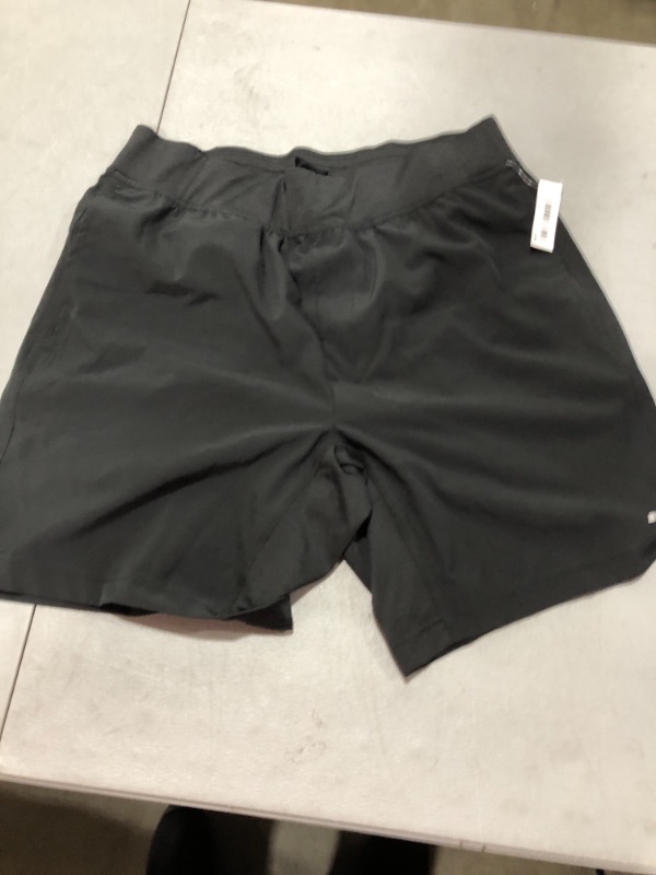Photo 1 of Amazon Essentials Men's Performance Stretch Woven 7" Training Short Medium Black Size: Medium