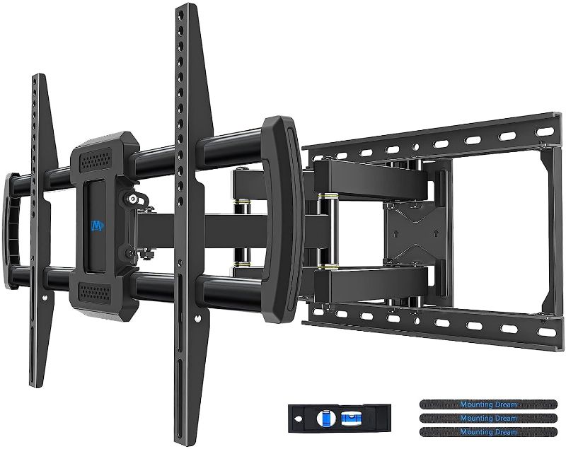 Photo 1 of Mounting Dream TV Mount with Joint Bearings for 42-75 Inch OLED/QLED/LED TVs' Smooth Moving. Design for Most Ultra-Thin TVs, Full Motion TV Wall Mount Bracket with 100LBS. Loading Up to 24" Studs