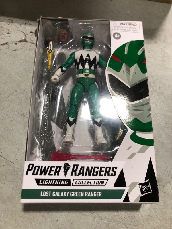Photo 1 of Power Rangers Lightning Collection Lost Galaxy Green Ranger 6-Inch Premium Collectible Action Figure Toy with Accessories Kids Ages 4 and Up