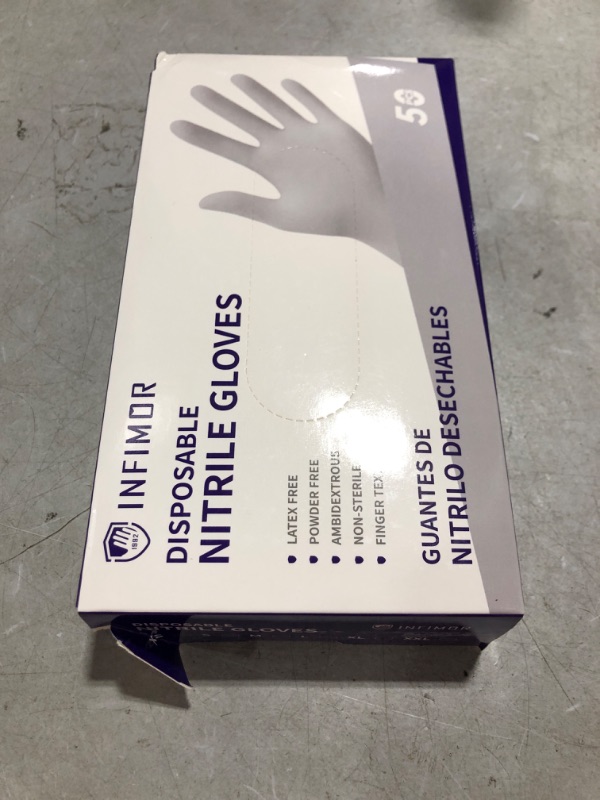 Photo 1 of 50 Pack Nitrle Gloves pack of 50