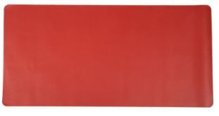 Photo 1 of Mind Reader Office Desk Pad Red, 16 x 32 in.
