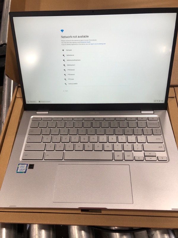 Photo 3 of ASUS 2022 Newest Chromebook 11.6" Laptop Computer, Intel Celeron N3350(Up to 2.4GHz), 4GB LPDDR4 RAM, 32GB eMMC, WiFi, Bluetooth, Webcam, USB Type-C, Gray, Chrome OS, Online Class Ready+JVQ Mousepad
