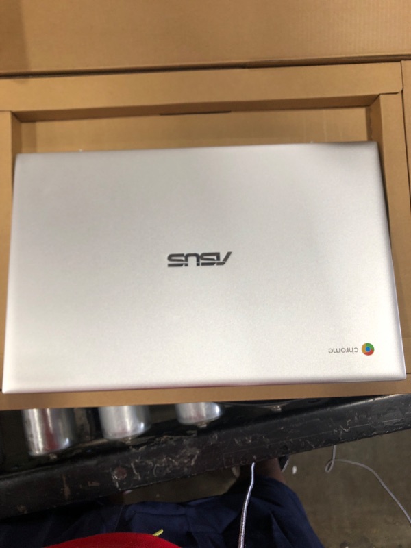 Photo 2 of ASUS 2022 Newest Chromebook 11.6" Laptop Computer, Intel Celeron N3350(Up to 2.4GHz), 4GB LPDDR4 RAM, 32GB eMMC, WiFi, Bluetooth, Webcam, USB Type-C, Gray, Chrome OS, Online Class Ready+JVQ Mousepad
