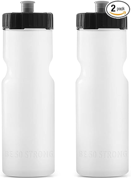 Photo 1 of  Sports Squeeze Water Bottle Bulk Pack - 2 Bottles - 22 oz. 