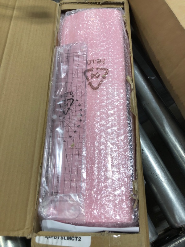 Photo 2 of Thermal Laminator Machine, 12 inches Wide (A3 A4 A6), Never Jam Technology, with Paper Trimmer, Corner Rounder, 2 Roller System, Pink