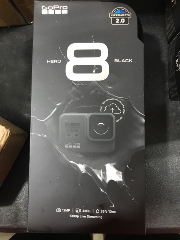 Photo 3 of HERO8 Black 4K Waterproof Action Camera itrm is brand new factory sealed