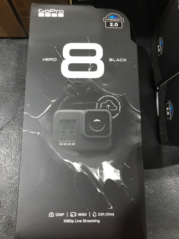 Photo 1 of HERO8 Black 4K Waterproof Action Camera item is brand new factory sealed