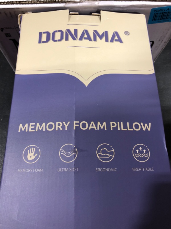 Photo 2 of 
DONAMA Neck Cervical Pillow for Pain Relief Sleeping,Hollow Odorless Memory Foam Pillow Ergonomic with Cooling Case,Orthopedic Contoured Suppor