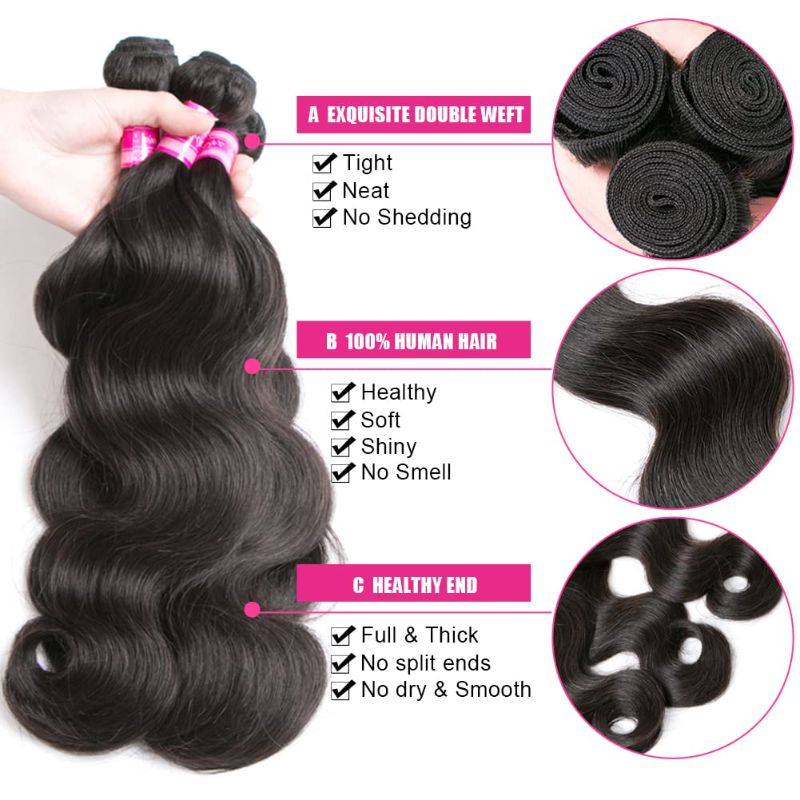 Photo 1 of 
Beauty Queen 4 Bundles Body Wave (22 24 26 28 Inch) Human Hair 100%