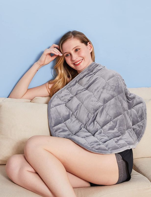 Photo 1 of 
Kivik Weighted Blanket 7 lbs for Adult Travel Size,