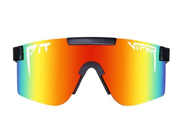 Photo 1 of ALSUZYIOT Polarized Sports Sunglasses Men Women, UV400 Protection Windproof Goggles for Cycling Baseball Golf (Orange)