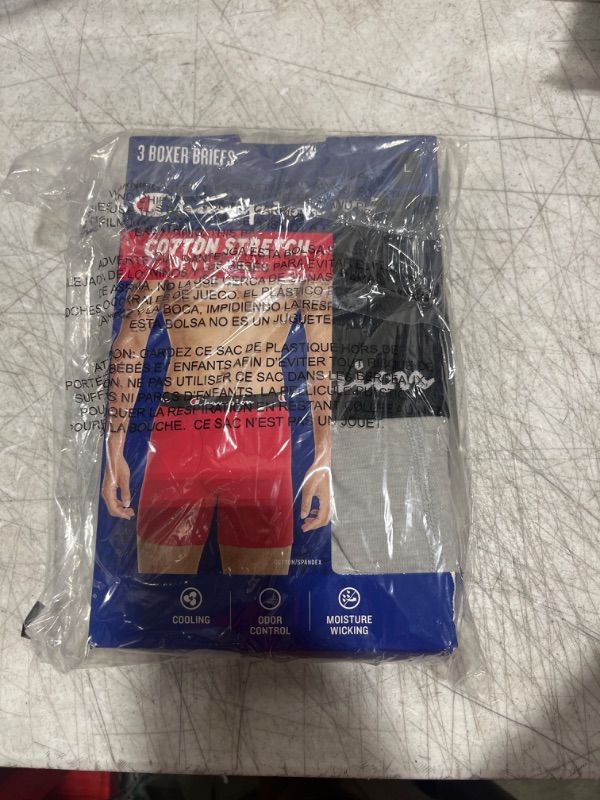 Photo 1 of Champion Men's Cotton Stretch Boxer Brief CANBBG L