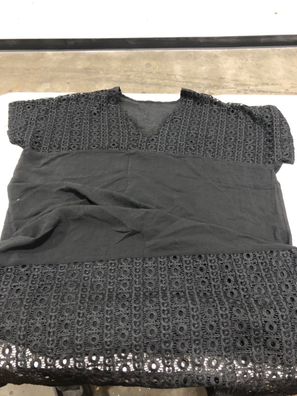 Photo 1 of crochet cover up BLACK ONE SIZE 