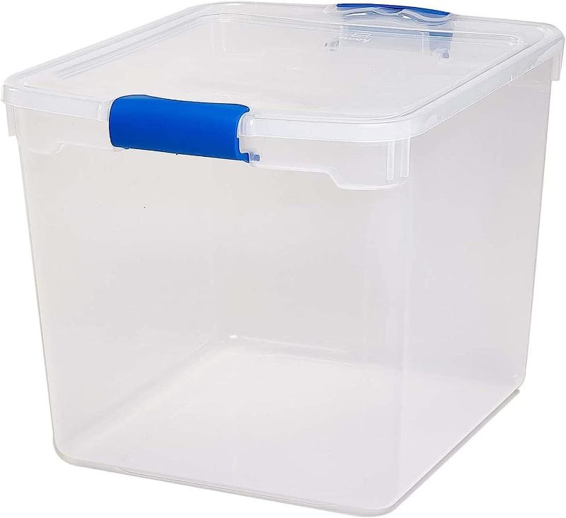 Photo 1 of 2 PACK PLASTIC CLEAR CONTAINERS 