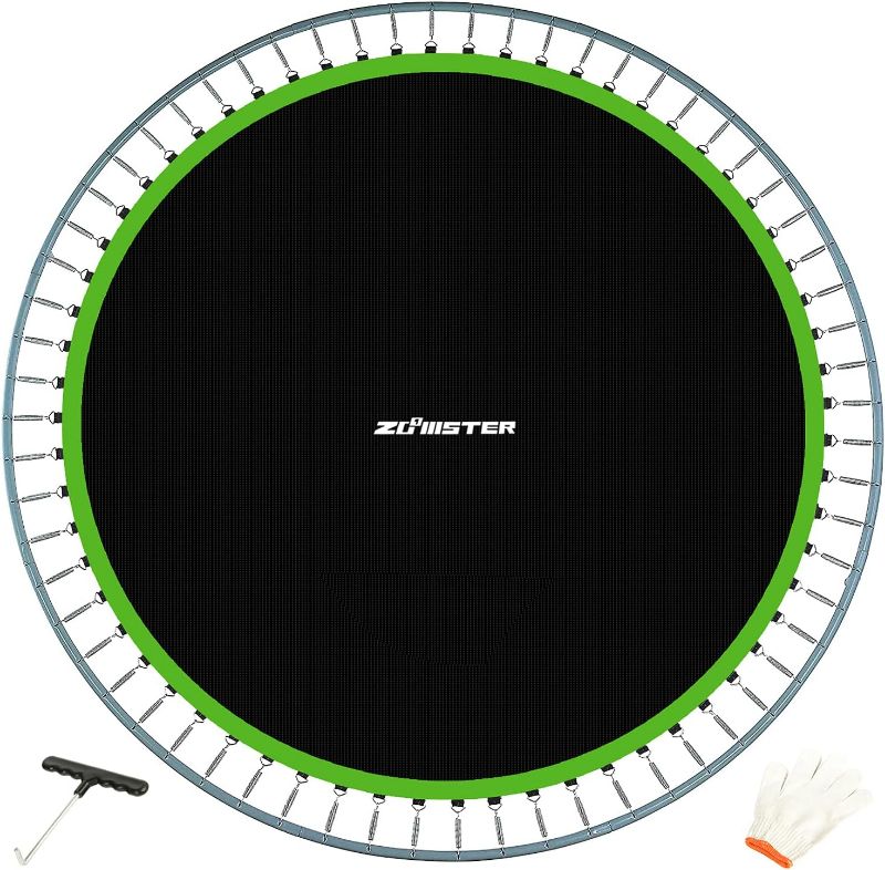 Photo 1 of 
ZOOMSTER REPLACEMENT JUMPING MAT FITS 15 FT ROUND TRAMPOLINE
