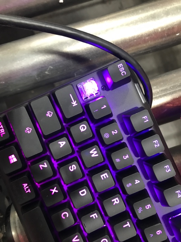 Photo 3 of SteelSeries Apex Pro World's Fastest Mechanical Gaming Keyboard – Adjustable Actuation Switches – OLED Smart Display – RGB Backlit