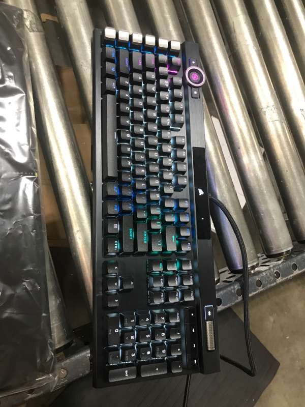 Photo 2 of Corsair K100 RGB Mechanical Gaming Keyboard - Cherry MX Speed RGB Silver Keyswitches