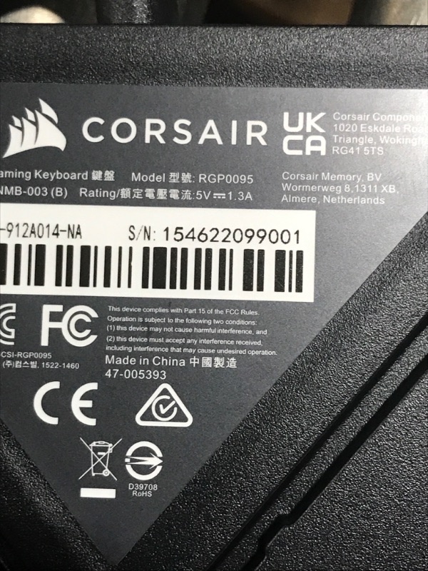 Photo 4 of Corsair K100 RGB Mechanical Gaming Keyboard - Cherry MX Speed RGB Silver Keyswitches