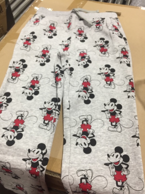 Photo 2 of Amazon Essentials Disney | Marvel | Star Wars Boys and Toddlers' Fleece Jogger Sweatpants, Multipacks Large Heather Grey Mickey