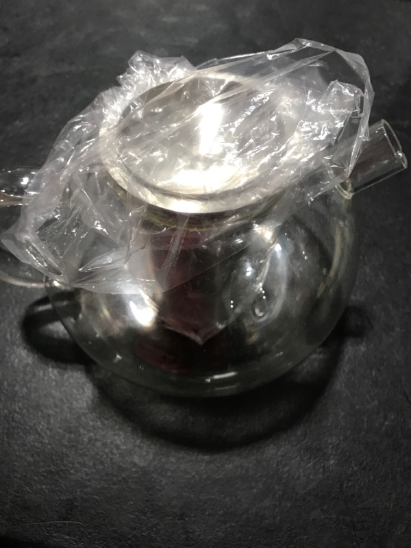 Photo 1 of  1000ml Glass Teapot with Removable Infuser, Stovetop Safe Tea Kettle, Blooming and Loose Leaf Tea Maker Set
