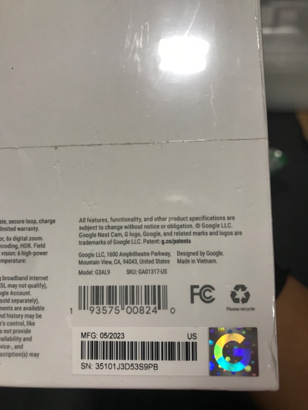 Photo 3 of Google Nest Cam Outdoor or Indoor, Battery - 2nd Generation - 1 Pack 2nd Gen 1 Count (Pack of 1) Nest Cam (Outdoor or Indoor, Battery)