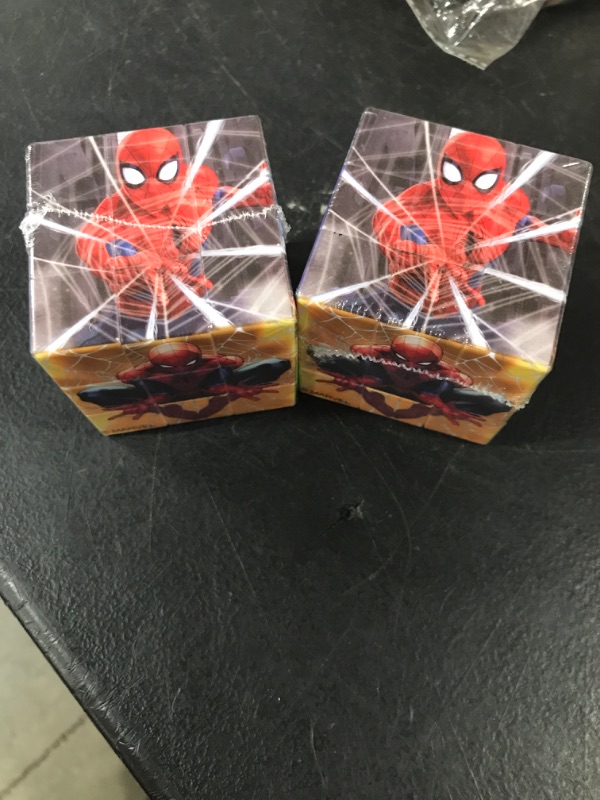 Photo 1 of 3D Speed Cube 3x3?Puzzle Turns Quicker and More Precisely,for Adults and Kids Ages 4 and up,Toy Transforms Multiple Magic Cube- 2 SPIDER MAN CUBES