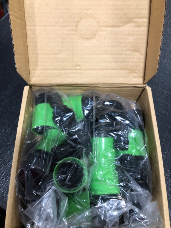 Photo 1 of 16 Pieces Garden Hose Connect Release Water Hose Fittings Plastic Connectors, 3/4 Inch GHT Male and Female Connectors with 10 Pieces Rubber Gaskets
