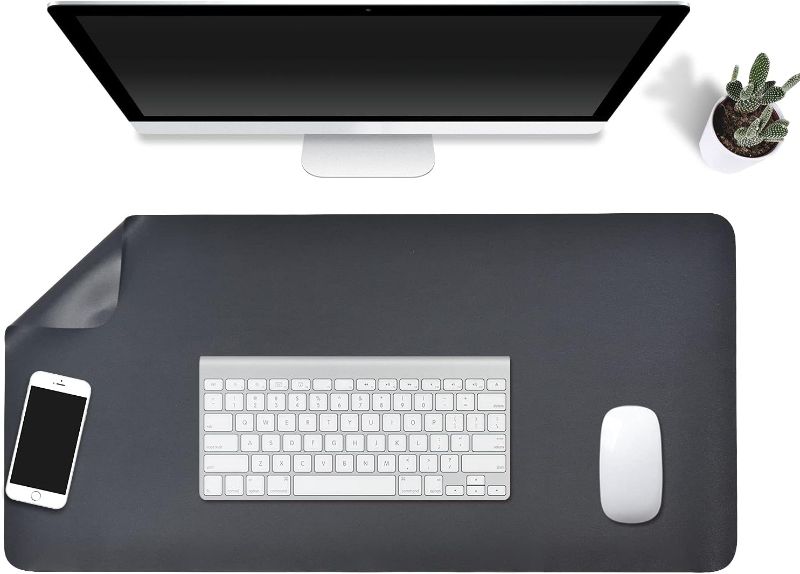 Photo 1 of AOKLANT Leather Desk Mat - Dual-Sided Waterproof, Non-Slip, Muti-Colors - Great for Laptop, Gaming,Office 