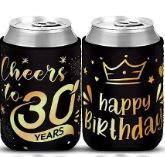 Photo 1 of 30th Birthday Gifts for Men, 30th Birthday Gifts, 30th Birthday Can Coolers, 30th Birthday Decorations for Men, 30th Birthday Party Supplies, 30th Birthday Favors, 30th Birthday Party Supplies