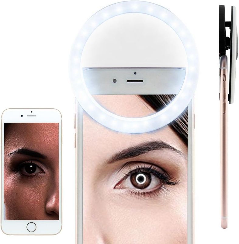 Photo 1 of Acer Liquid Jade Primo Selfie Portable Flash Round Circle LED Ring Fill Light Camera Photography For IPhone Android Phone [ White ] 1855928 