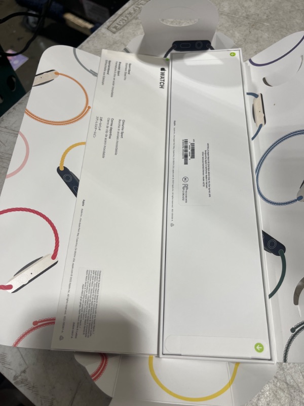 Photo 1 of Apple Watch SE (2nd Gen) [GPS 40mm] Smart Watch w/Starlight Aluminum Case & Starlight Sport Band - M/L. Fitness & Sleep Tracker, Crash Detection, Heart Rate Monitor, Retina Display, Water Resistant - FACTORY SEALED - 
